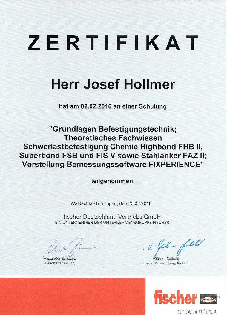 Schweißer-Prüfungsbescheinigungen, Teilnehmerbestätigungen und Zertifikate der Spenglerei Feldmeier, Schwarzach - 8